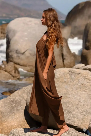 Aliya Infinity Pants Brown SandSet