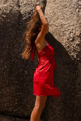 Ivy Infinity Midi Dress Red SandSet