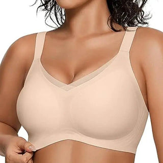 Womens Wireless Bras V Mesh Comfortable Bralette Supportive CureBaby