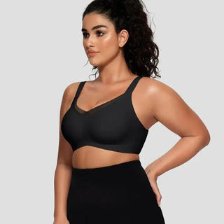 Womens Wireless Bras V Mesh Comfortable Bralette Supportive CureBaby
