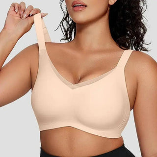 Womens Wireless Bras V Mesh Comfortable Bralette Supportive CureBaby
