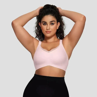 Womens Wireless Bras V Mesh Comfortable Bralette Supportive CureBaby